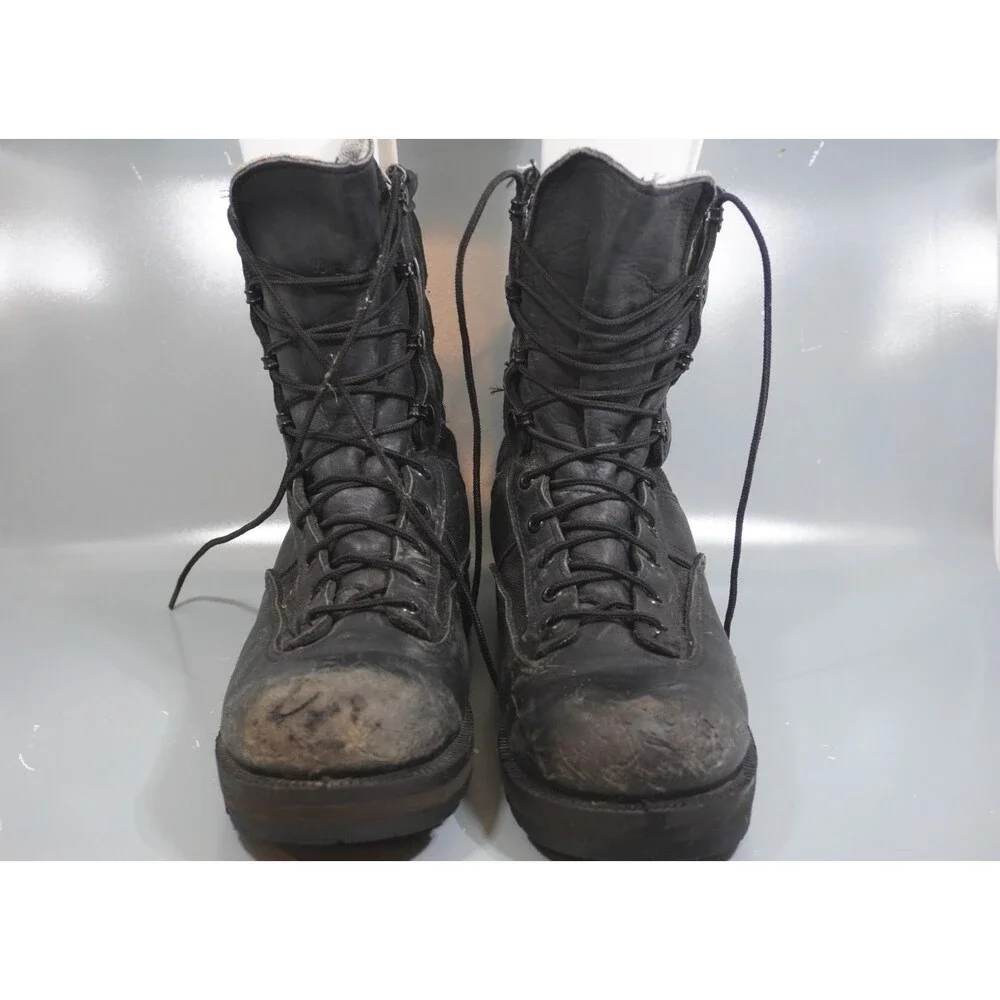 Belleville 800ST Boots Mens Size 10.5 Wide Black Leather Gore-Tex Steel Toe GTX